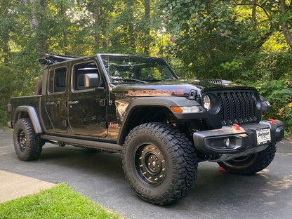 Mammoth General Matte Black Wheel; 17x9; -6mm Offset (20-25 Jeep Gladiator JT)
