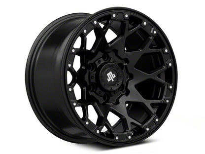 Mammoth Vex Satin Black Machined 6-Lug Wheel; 17x9; -6mm Offset (07-14 Tahoe)