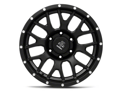 Mammoth Beadlock Mesh Matte Black 6-Lug Wheel; 17x9; -6mm Offset (07-14 Tahoe)