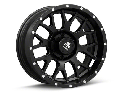 Mammoth Beadlock Mesh Matte Black 6-Lug Wheel; 17x9; -6mm Offset (07-14 Tahoe)