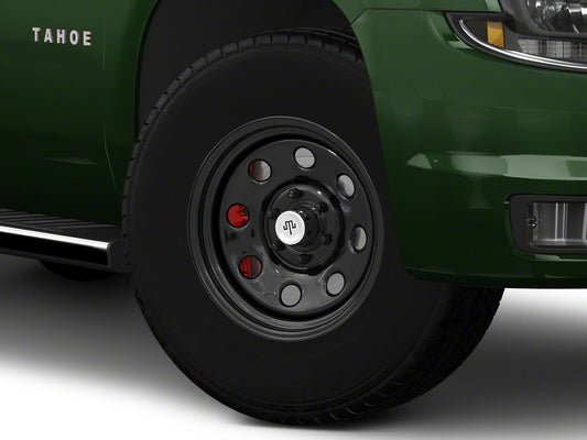 Mammoth 8-Hole Gloss Black 6-Lug Wheel; 17x8; -6mm Offset (15-20 Tahoe)
