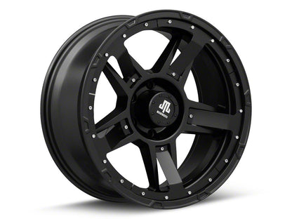 Mammoth Cliff Hanger Matte Black 6-Lug Wheel; 20x9; -6mm Offset (23-25 Canyon)
