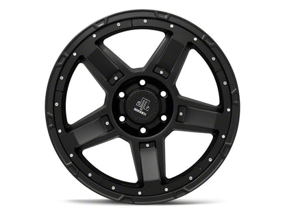 Mammoth Cliff Hanger Matte Black 6-Lug Wheel; 20x9; -6mm Offset (23-25 Canyon)