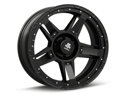 Mammoth Cliff Hanger Matte Black 6-Lug Wheel; 20x9; -6mm Offset (21-25 Tahoe)