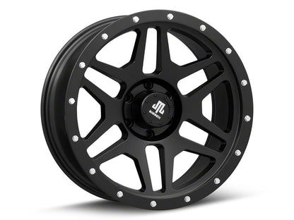 Mammoth Split 6 Beadlock Matte Black 6-Lug Wheel; 20x9; -6mm Offset (14-18 Silverado 1500)