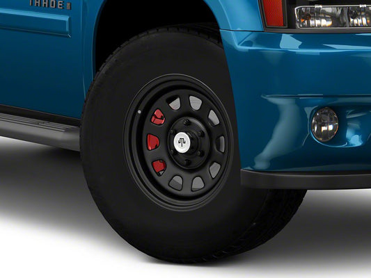 Mammoth D Window Matte Black 6-Lug Wheel; 17x9; -6mm Offset (07-14 Tahoe)