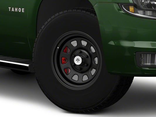 Mammoth D Window Matte Black 6-Lug Wheel; 17x9; -6mm Offset (15-20 Tahoe)