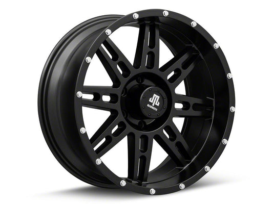 Mammoth Vader Beadlock Matte Black 6-Lug Wheel; 20x9; -6mm Offset (07-14 Tahoe)