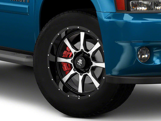 Mammoth High Roller Gloss Black Machined 6-Lug Wheel; 20x10; -24mm Offset (17-24 Titan)