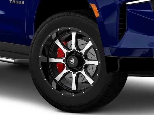 Mammoth High Roller Gloss Black Machined 6-Lug Wheel; 20x10; -24mm Offset (21-25 Tahoe)