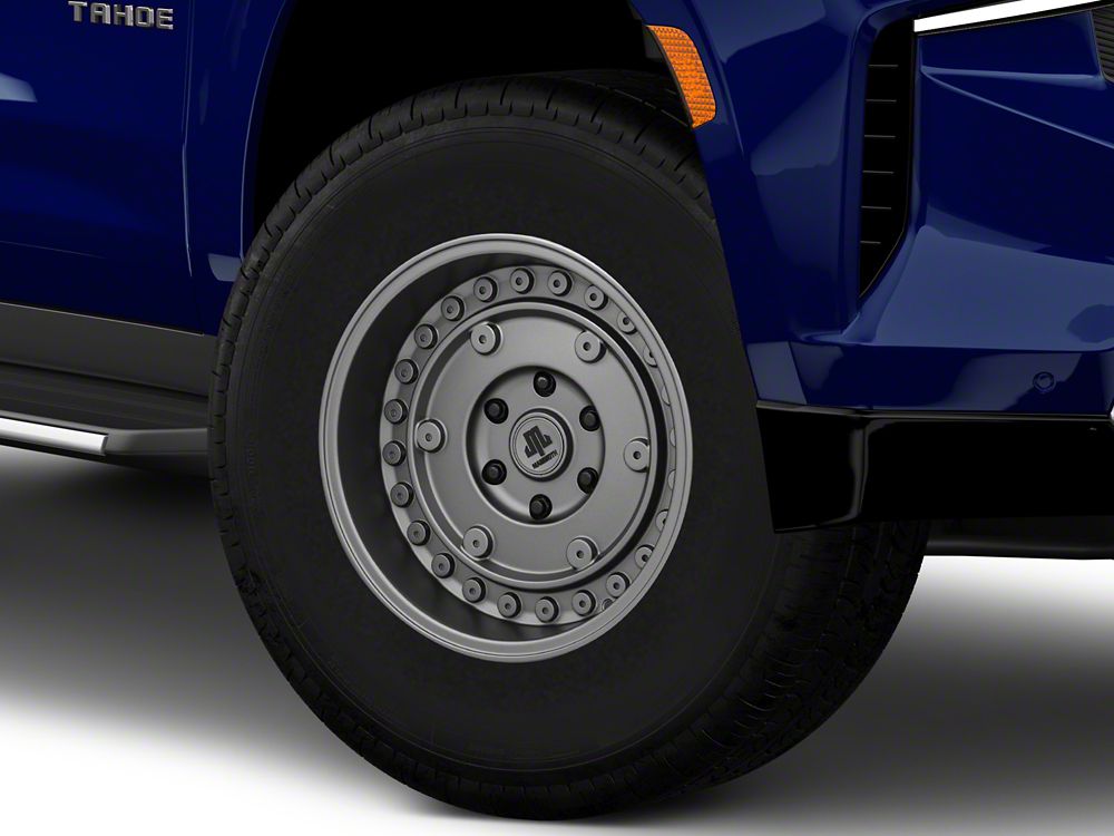 Mammoth Militant Charcoal Wheel; 17x9.5; -18mm Offset (21-25 Tahoe)