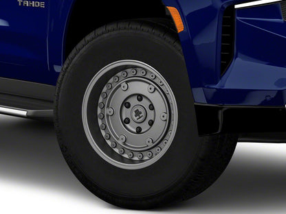 Mammoth Militant Charcoal Wheel; 17x9.5; -18mm Offset (21-25 Tahoe)
