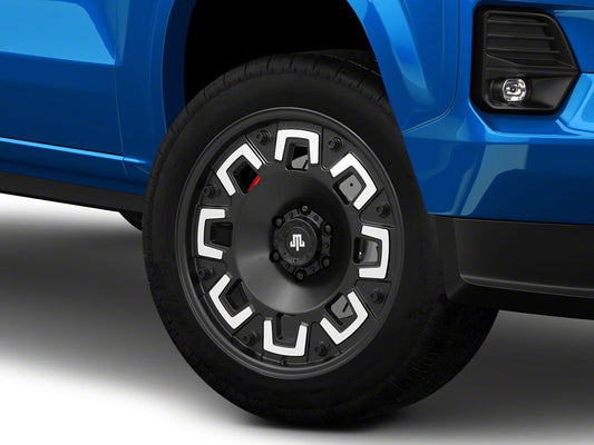Mammoth Boss Satin Black Machined 6-Lug Wheel; 20x9; -6mm Offset (23-25 Colorado)