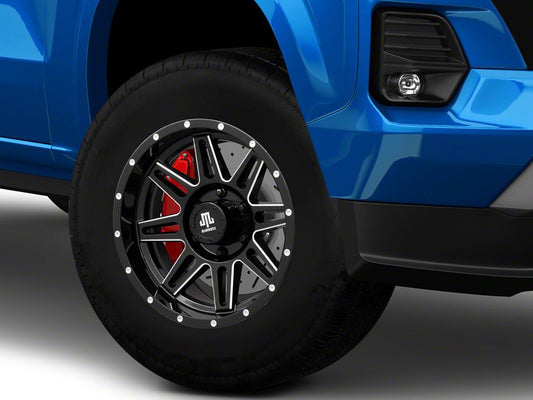Mammoth Revolver Gloss Black Machined 6-Lug Wheel; 17x9; -6mm Offset (23-25 Colorado)