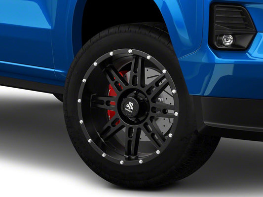 Mammoth Vader Beadlock Matte Black 6-Lug Wheel; 20x9; -6mm Offset (23-25 Colorado)