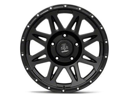 Mammoth Split 8 Beadlock Matte Black 5-Lug Wheel; 17x9; -6mm Offset (05-11 Dakota)