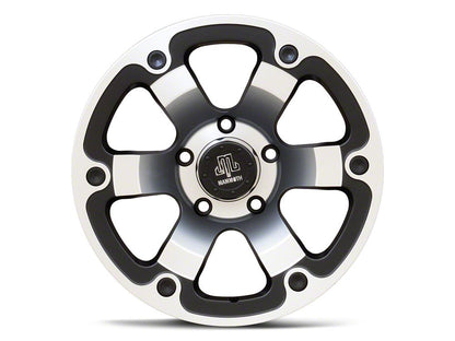 Mammoth Rogue Matte Black Machined 5-Lug Wheel; 17x9; -6mm Offset (05-11 Dakota)