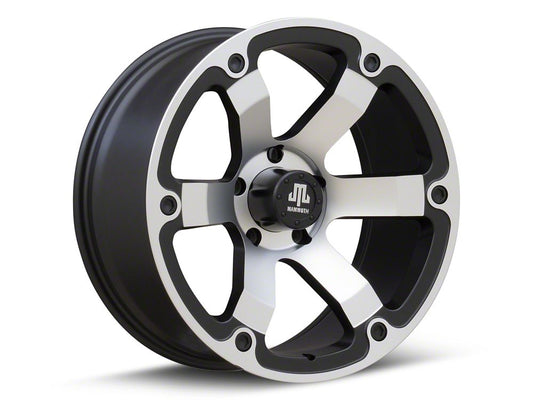 Mammoth Rogue Matte Black Machined 5-Lug Wheel; 20x9; -6mm Offset (05-11 Dakota)