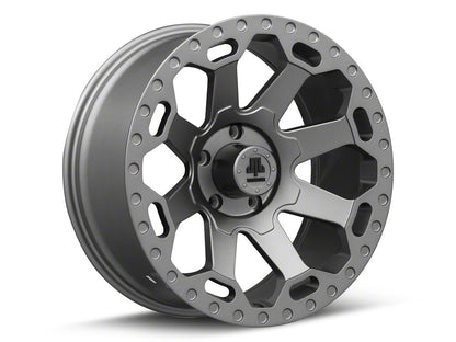 Mammoth Synister Charcoal 5-Lug Wheel; 20x9; -6mm Offset (05-11 Dakota)