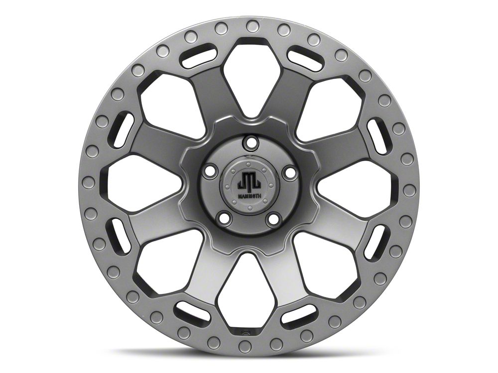 Mammoth Synister Charcoal 5-Lug Wheel; 20x9; -6mm Offset (05-11 Dakota)