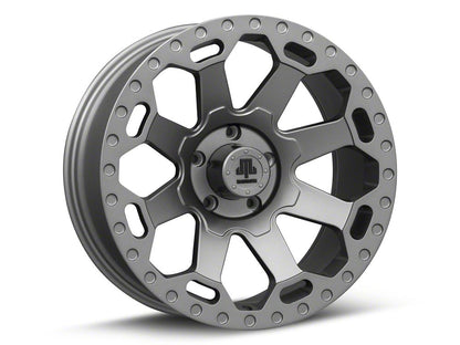 Mammoth Synister Charcoal 5-Lug Wheel; 20x9; -6mm Offset (05-11 Dakota)