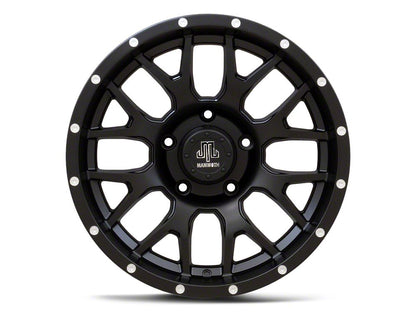 Mammoth Beadlock Mesh Matte Black 5-Lug Wheel; 17x9; -6mm Offset (05-11 Dakota)