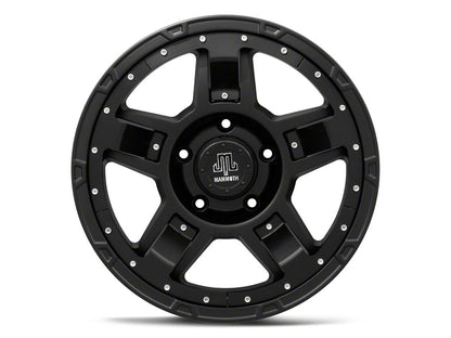 Mammoth Cliff Hanger Matte Black 5-Lug Wheel; 17x9; -6mm Offset (05-11 Dakota)
