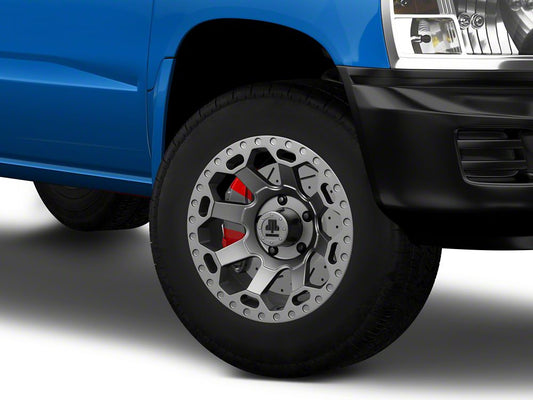 Mammoth Synister Charcoal 5-Lug Wheel; 17x9; -6mm Offset (05-11 Dakota)
