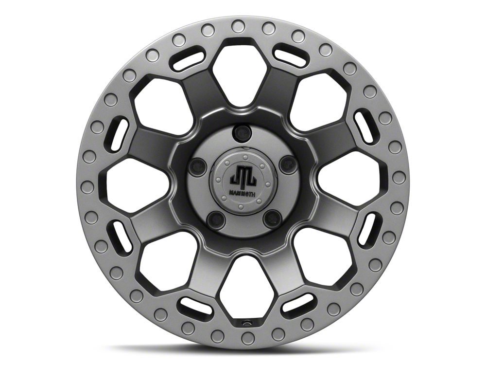Mammoth Synister Charcoal 5-Lug Wheel; 17x9; -6mm Offset (05-11 Dakota)