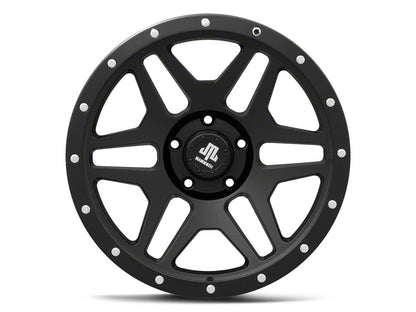 Mammoth Split 6 Beadlock Matte Black 5-Lug Wheel; 20x9; -6mm Offset (94-01 RAM 1500)