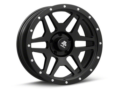 Mammoth Split 6 Beadlock Matte Black 5-Lug Wheel; 20x9; -6mm Offset (94-01 RAM 1500)
