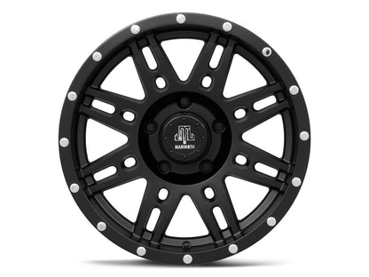 Mammoth Vader Beadlock Matte Black 5-Lug Wheel; 17x9; -6mm Offset (05-11 Dakota)