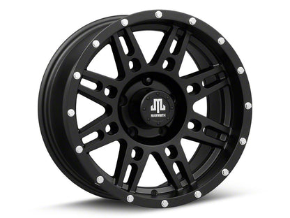 Mammoth Vader Beadlock Matte Black 5-Lug Wheel; 17x9; -6mm Offset (05-11 Dakota)