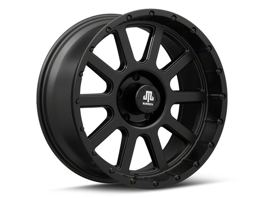 Mammoth 10 Hole Matte Black 5-Lug Wheel; 20x9; -6mm Offset (94-01 RAM 1500)