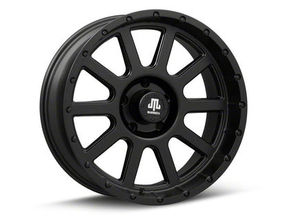Mammoth 10 Hole Matte Black 5-Lug Wheel; 20x9; -6mm Offset (09-18 RAM 1500)