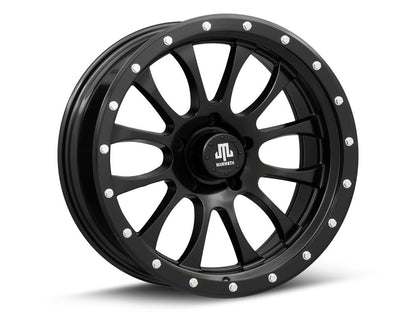 Mammoth 12 Hole Satin Black 5-Lug Wheel; 20x9; -6mm Offset (02-08 RAM 1500, Excluding Mega Cab)