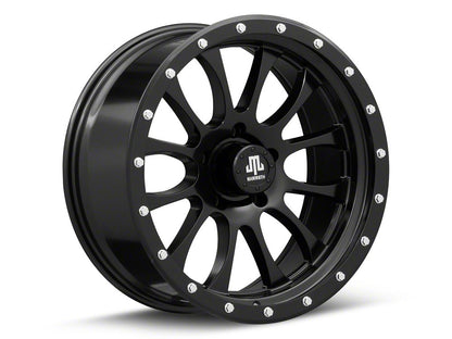 Mammoth 12 Hole Satin Black 5-Lug Wheel; 20x9; -6mm Offset (09-18 RAM 1500)