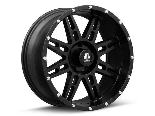 Mammoth Vader Beadlock Matte Black 5-Lug Wheel; 20x9; -6mm Offset (05-11 Dakota)