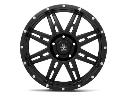 Mammoth Vader Beadlock Matte Black 5-Lug Wheel; 20x9; -6mm Offset (05-11 Dakota)
