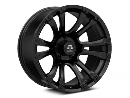 Mammoth Madness Matte Black 5-Lug Wheel; 20x10; -18mm Offset (05-11 Dakota)