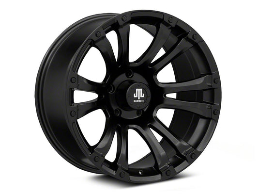 Mammoth Madness Matte Black 5-Lug Wheel; 20x10; -18mm Offset (05-11 Dakota)