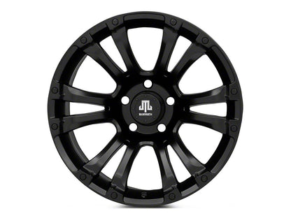Mammoth Madness Matte Black 5-Lug Wheel; 20x10; -18mm Offset (05-11 Dakota)