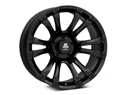 Mammoth Madness Matte Black 5-Lug Wheel; 20x10; -18mm Offset (05-11 Dakota)