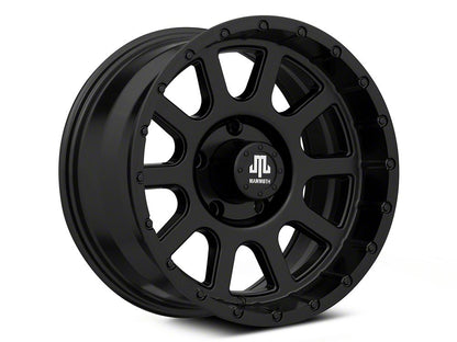 Mammoth 10 Hole Matte Black 5-Lug Wheel; 17x9; -6mm Offset (05-11 Dakota)