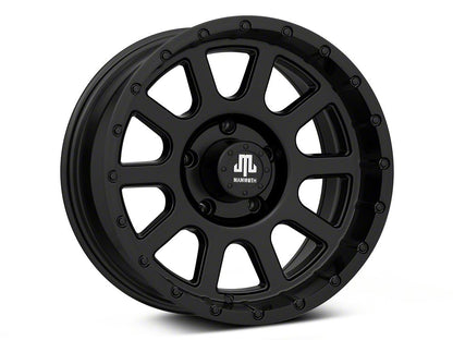 Mammoth 10 Hole Matte Black 5-Lug Wheel; 17x9; -6mm Offset (05-11 Dakota)