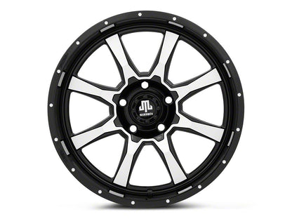 Mammoth High Roller Gloss Black 5-Lug Wheel; 20x10; -24mm Offset (05-11 Dakota)