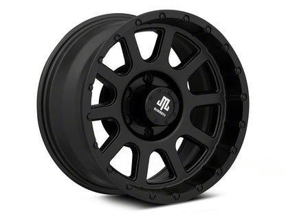 Mammoth 10 Hole Matte Black 6-Lug Wheel; 17x9; -6mm Offset (22-25 Bronco Raptor)
