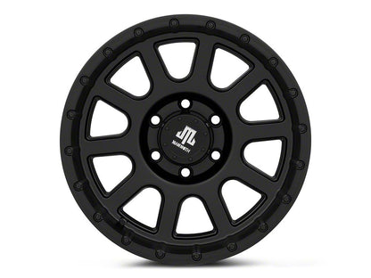 Mammoth 10 Hole Matte Black 6-Lug Wheel; 17x9; -6mm Offset (22-25 Bronco Raptor)