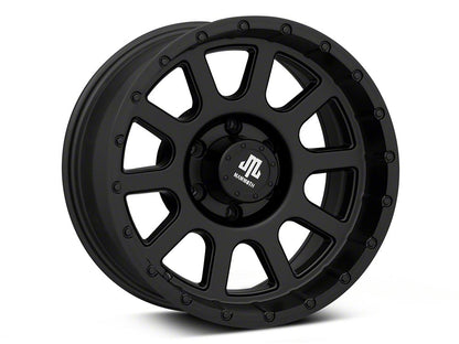 Mammoth 10 Hole Matte Black 6-Lug Wheel; 17x9; -6mm Offset (22-25 Bronco Raptor)