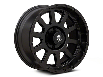 Mammoth 10 Hole Matte Black 6-Lug Wheel; 18x9; 0mm Offset (22-25 Bronco Raptor)